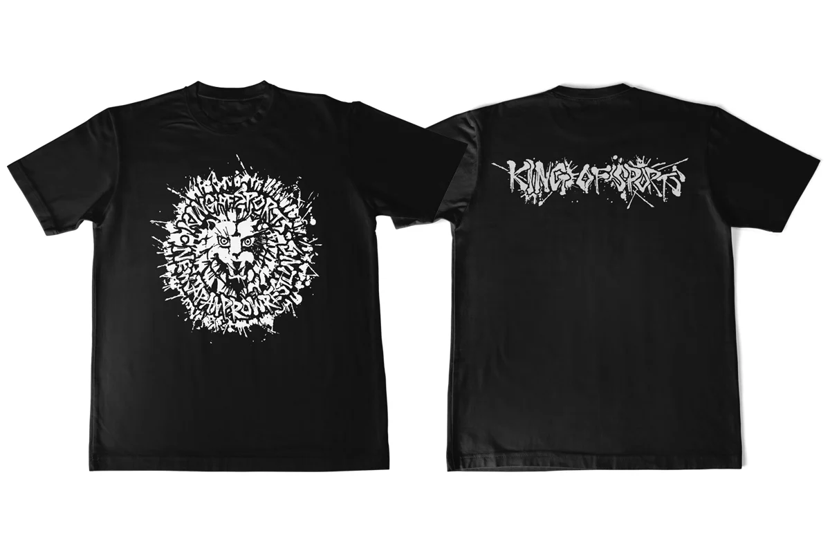 ライオンマーク ドライTシャツ（2025・ブラック×ホワイト）