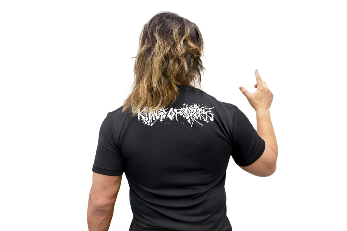 ライオンマーク ドライTシャツ（2025・ブラック×ホワイト）