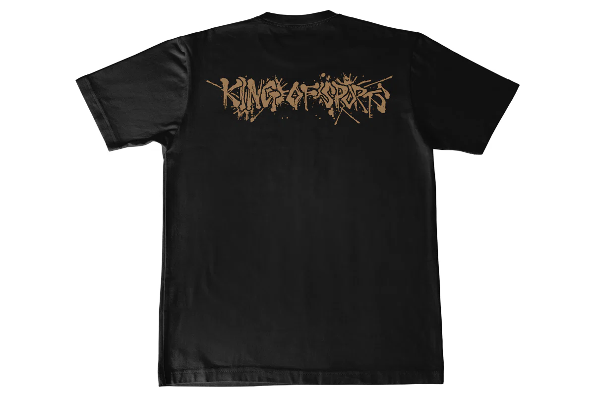 ライオンマーク ドライTシャツ（2026・ブラック×ゴールド）