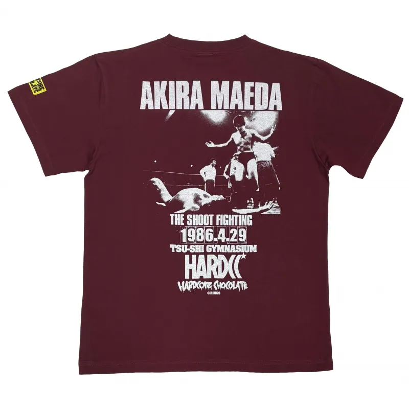 前田日明 シュートファイト（星野さんバーガンディ）　Tシャツ