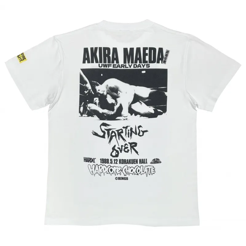 前田日明 スターティングオーバー(聖地ホワイト) Tシャツ – プロレス 前田日明 スターティングオーバー(聖地ホワイト) Tシャツ – プロレス