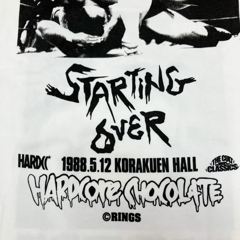 前田日明 スターティングオーバー（聖地ホワイト）　Tシャツ