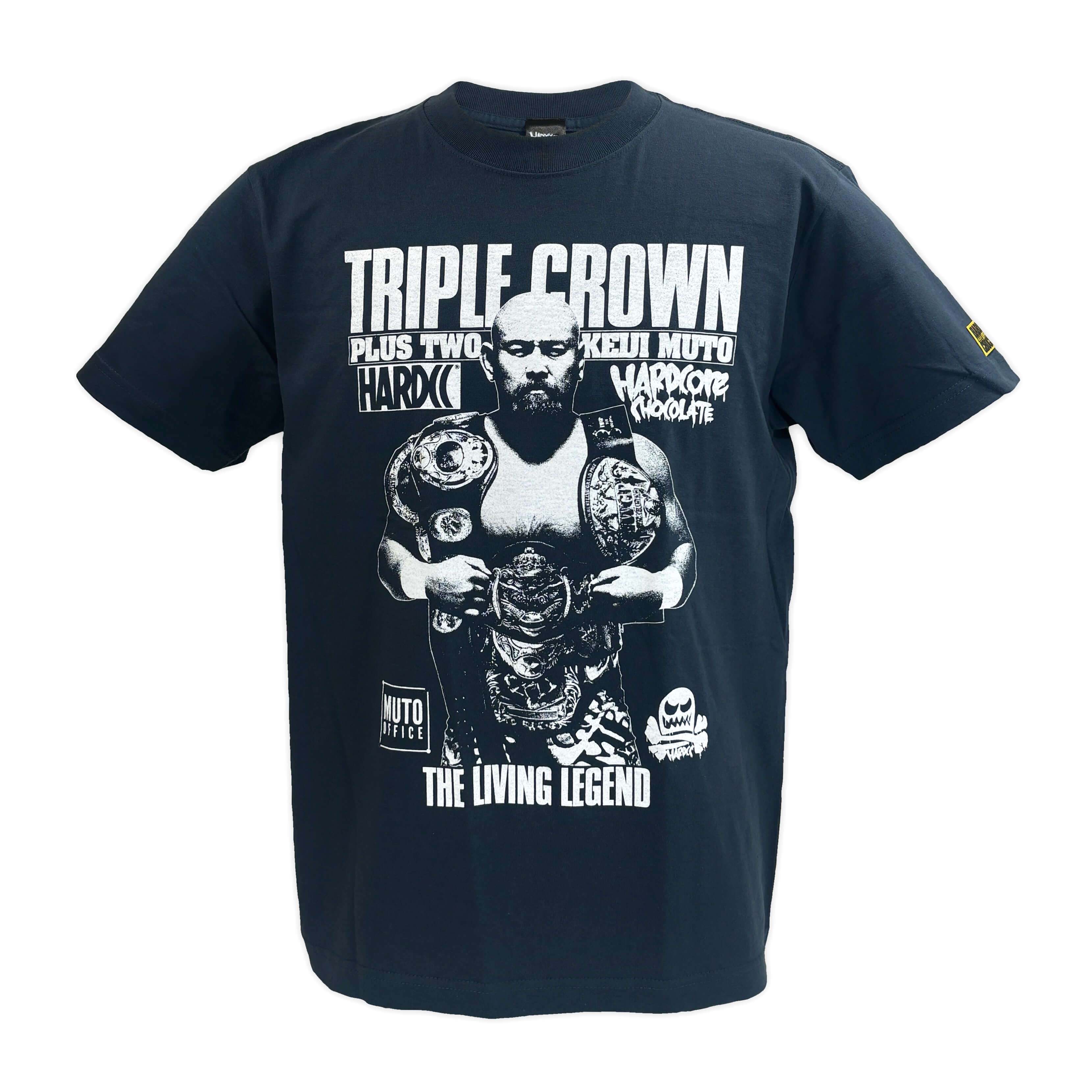 武藤敬司 TRIPLE CROWN PLUS TWO Tシャツ (月面スレート)