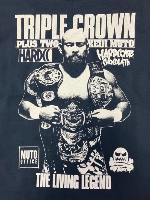 武藤敬司 TRIPLE CROWN PLUS TWO Tシャツ (月面スレート) – プロレス専門店バックドロップ