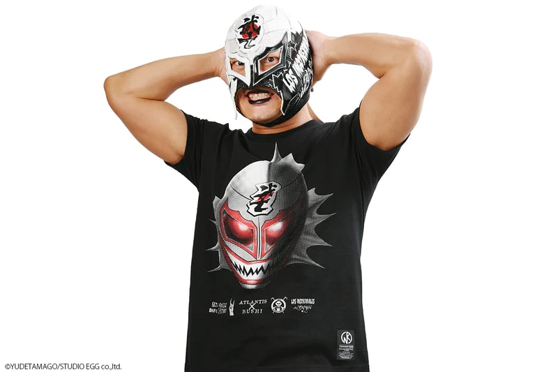 プロレス試合用マスク アトランティス キン肉マンコラボ BUSHI プロレス試合用マスク アトランティス キン肉マンコラボ BUSHI