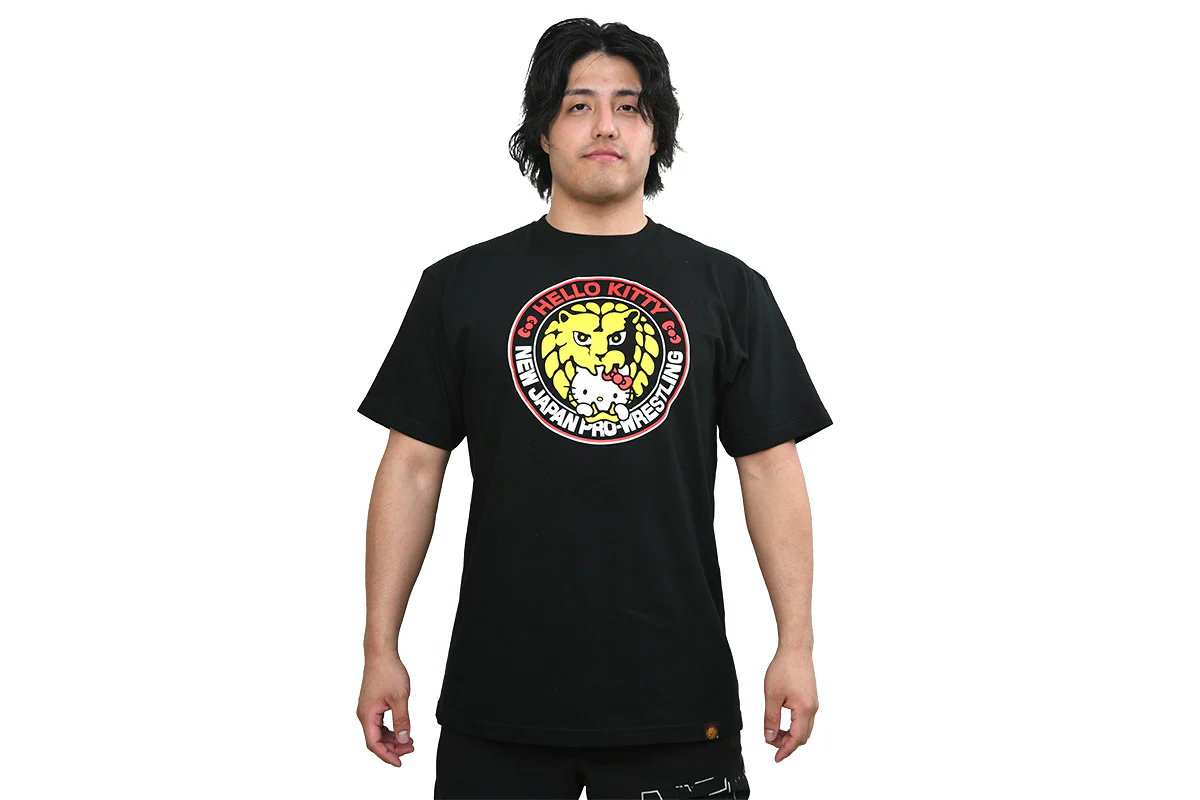 新日本プロレス×ハローキティ コラボTシャツ（HELLO KITTY meets Lion