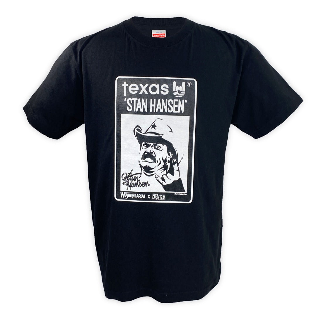 スタンハンセン×Count2.9 初来日記念Ver. Tシャツ (ブラック)