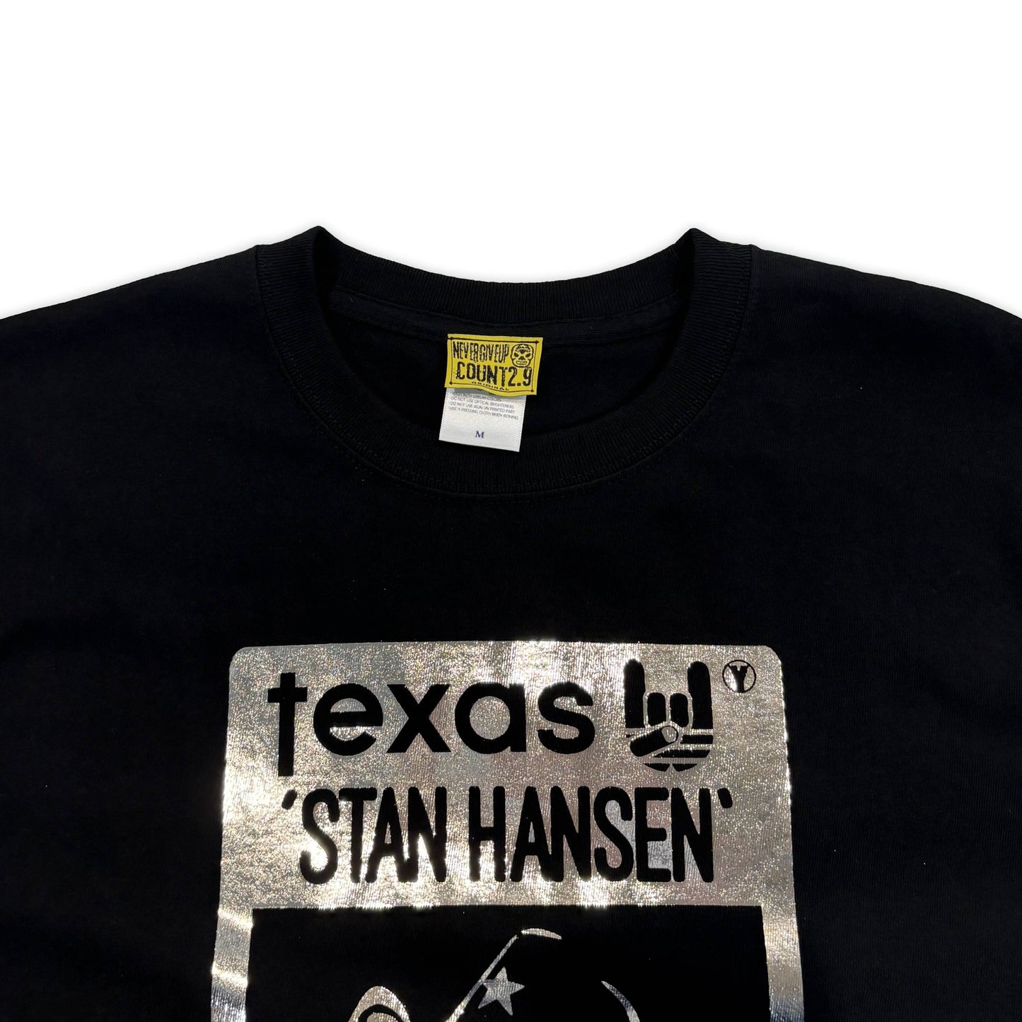 スタンハンセン×Count2.9 Tシャツ (Silver foil 銀箔)