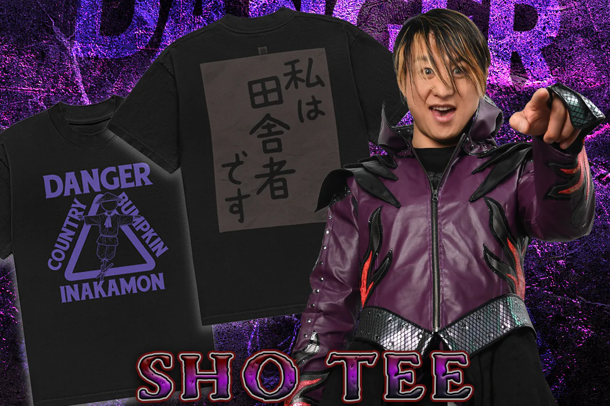 SHO「田舎者注意」Tシャツ – プロレス専門店バックドロップ