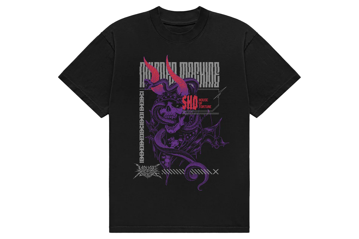 SHO「DEVIL HORN SKULL」Tシャツ – プロレス専門店バックドロップ