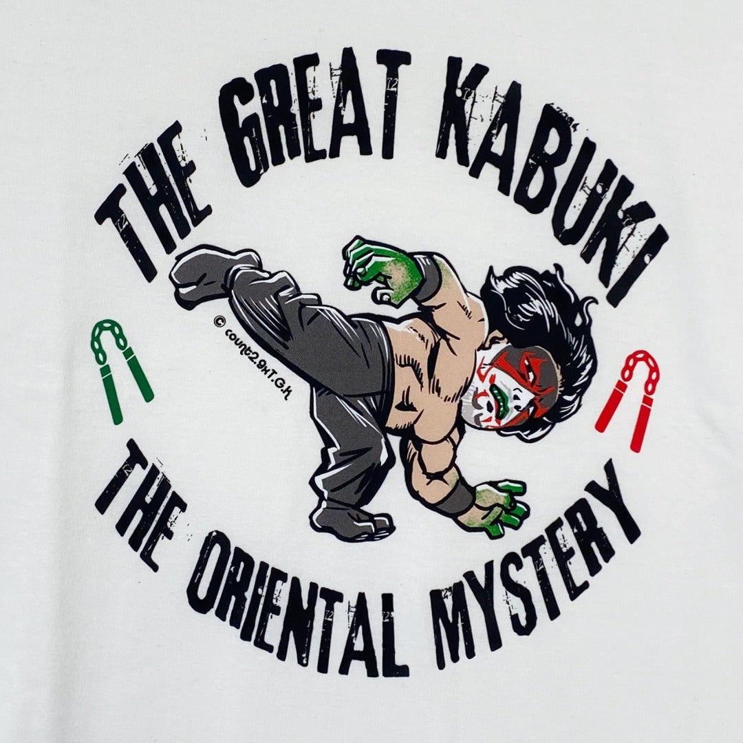 ザ・グレート・カブキ The Oriental Mystery Tシャツ (ホワイト)