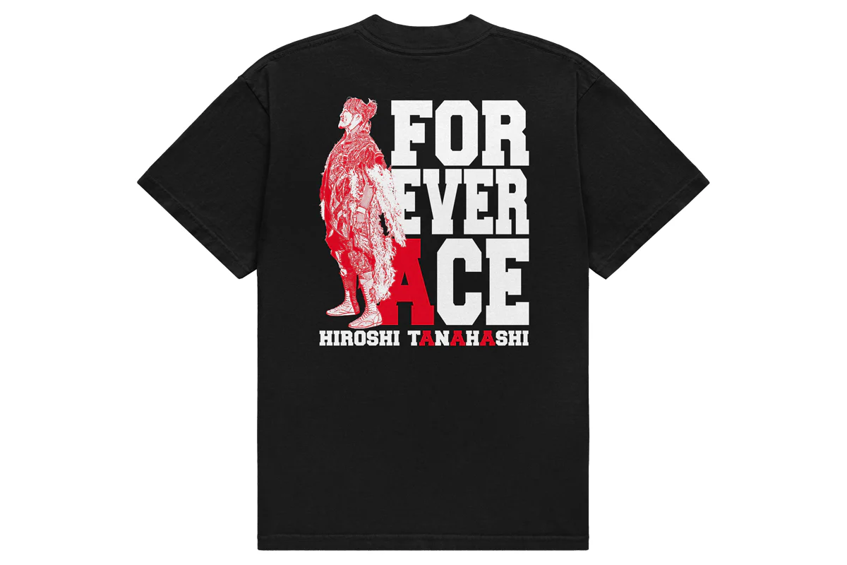 棚橋弘至「FOREVER ACE」Tシャツ（ブラック）