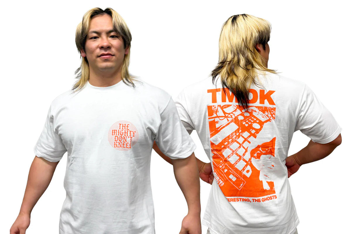 TMDK Tシャツ（2026・ホワイト×オレンジ）