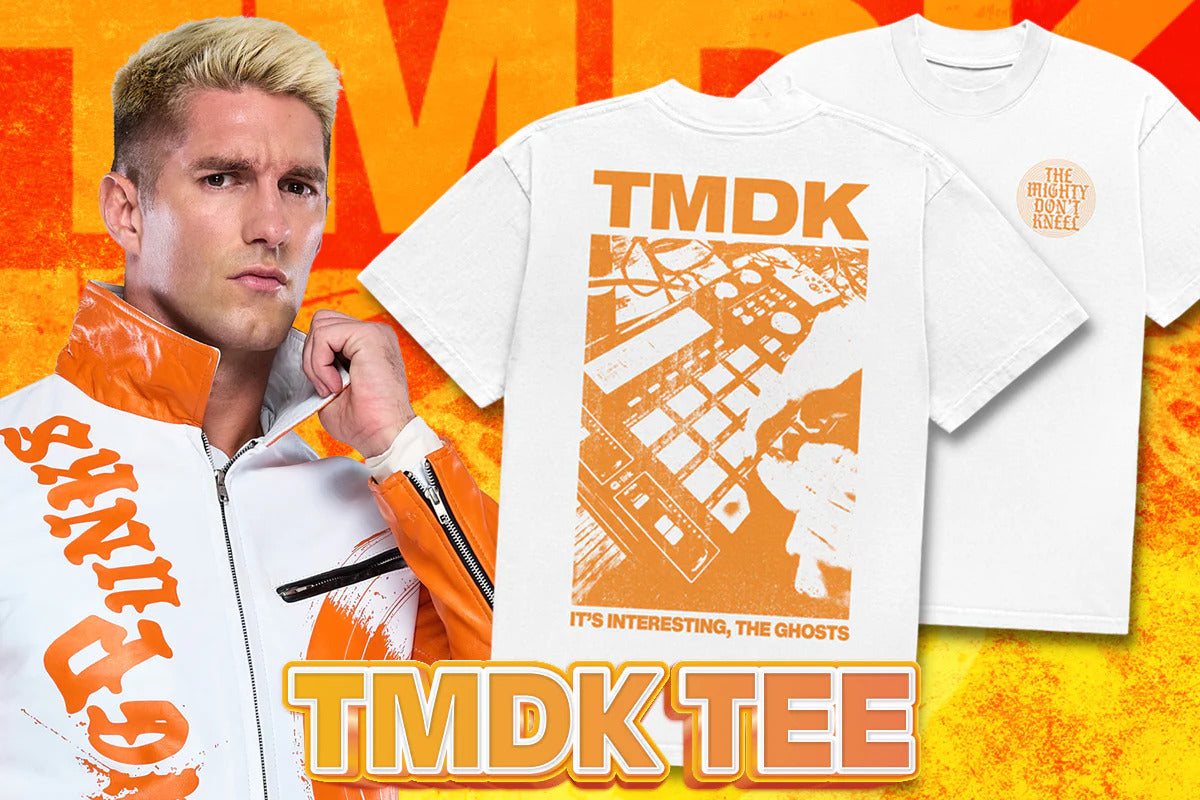 TMDK Tシャツ（2026・ホワイト×オレンジ） – プロレス専門店バックドロップ