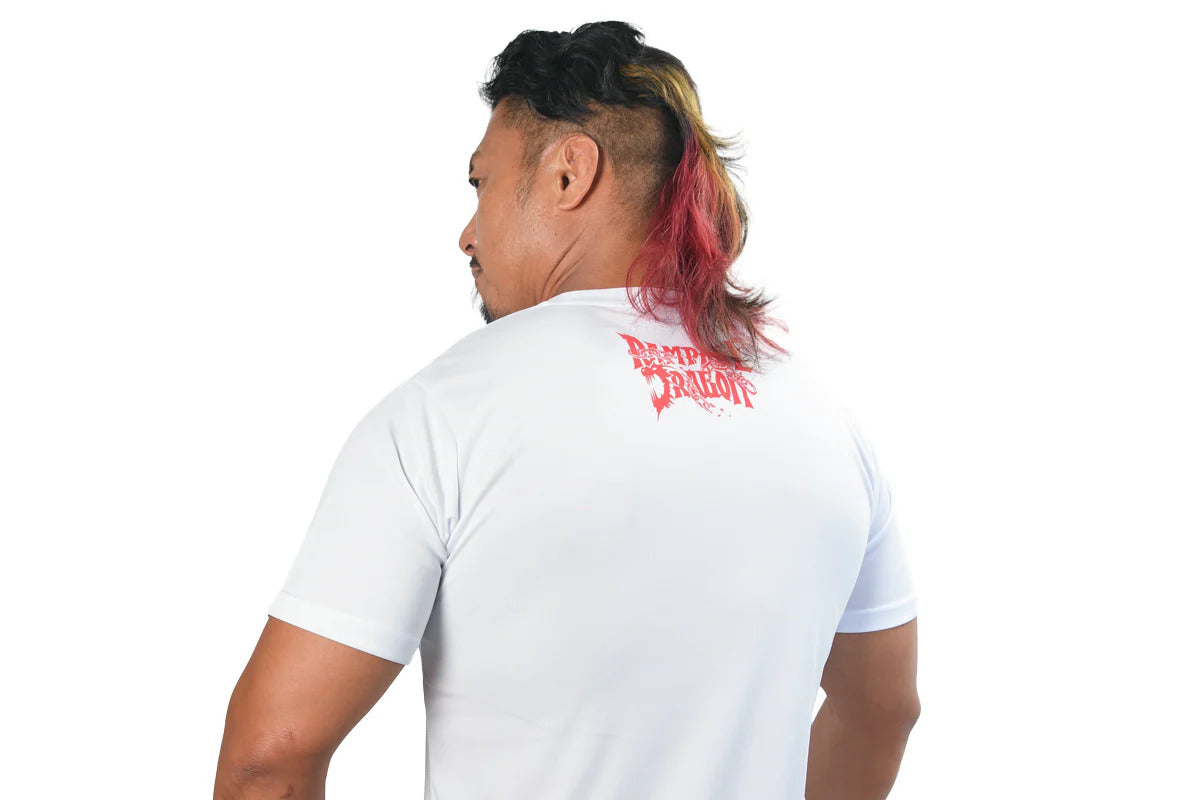 鷹木信悟「KITAKITAKITAAAA!!!」ドライTシャツ（ホワイト）