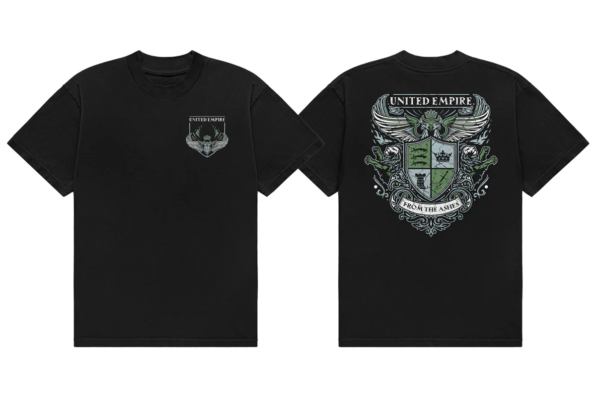 UNITED EMPIRE「FROM THE ASHES」Tシャツ