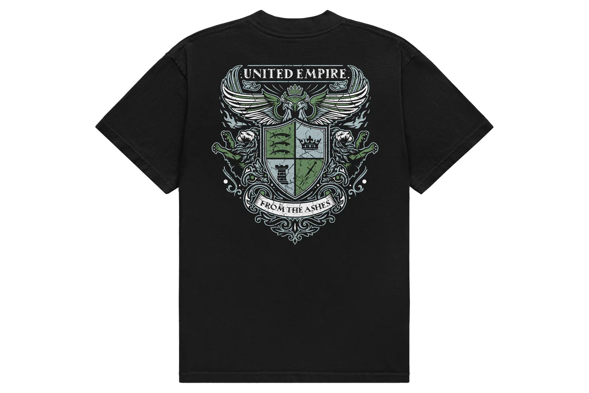 UNITED EMPIRE「FROM THE ASHES」Tシャツ