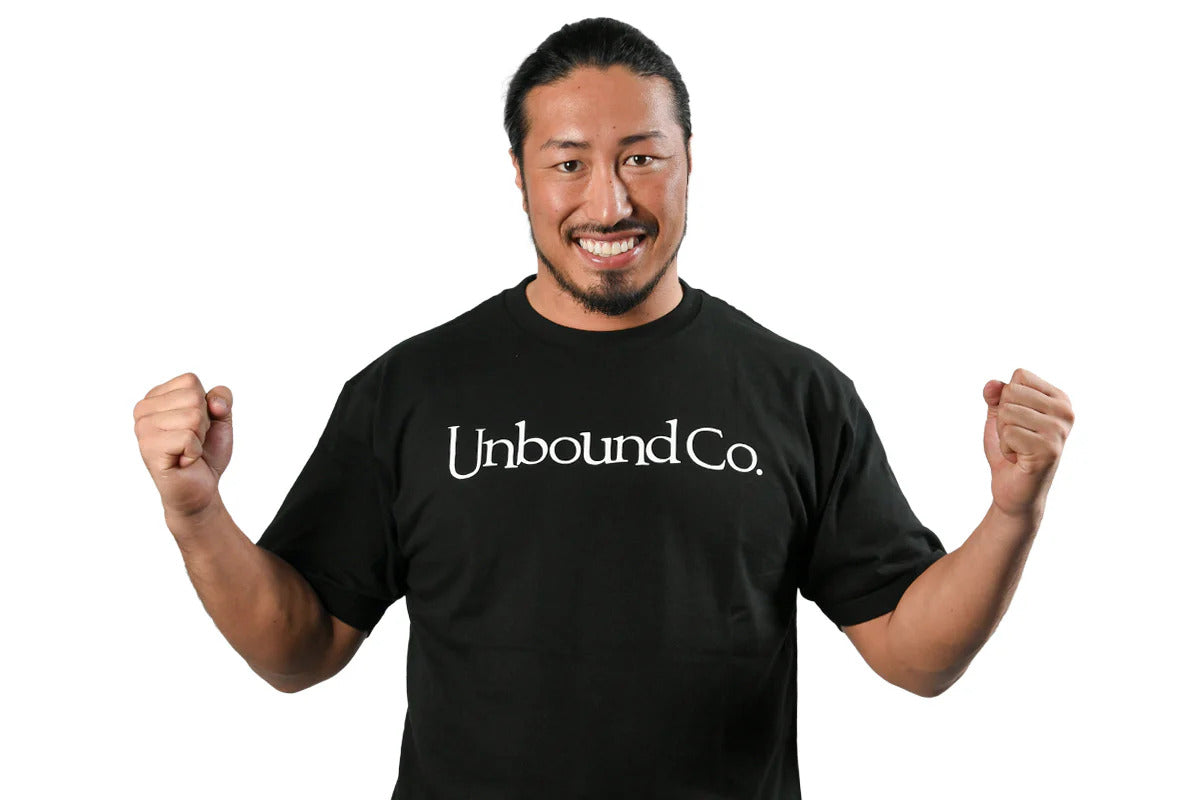 Unbound Co. Tシャツ（Wordlogo・ブラック×ホワイト）