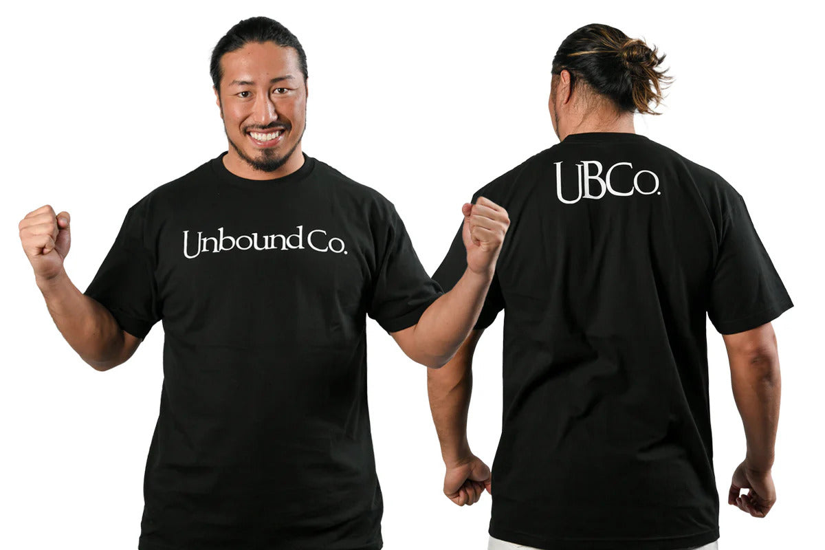Unbound Co. Tシャツ（Wordlogo・ブラック×ホワイト）