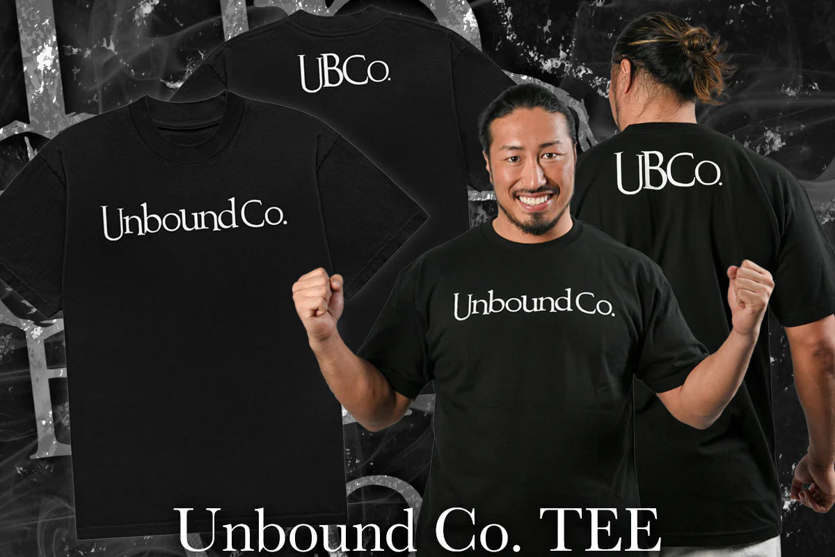 Unbound Co. Tシャツ（Wordlogo・ブラック×ホワイト）