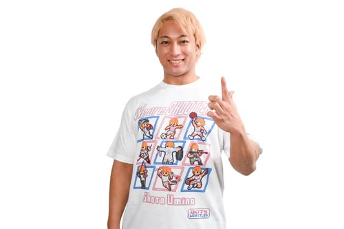 海野翔太 dotswrestler Tシャツ