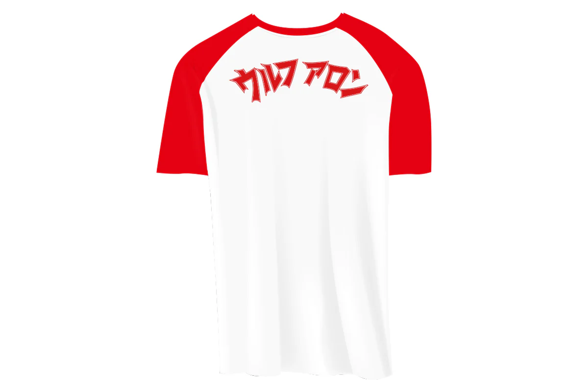 ウルフアロン ラグランTシャツ（レッド）