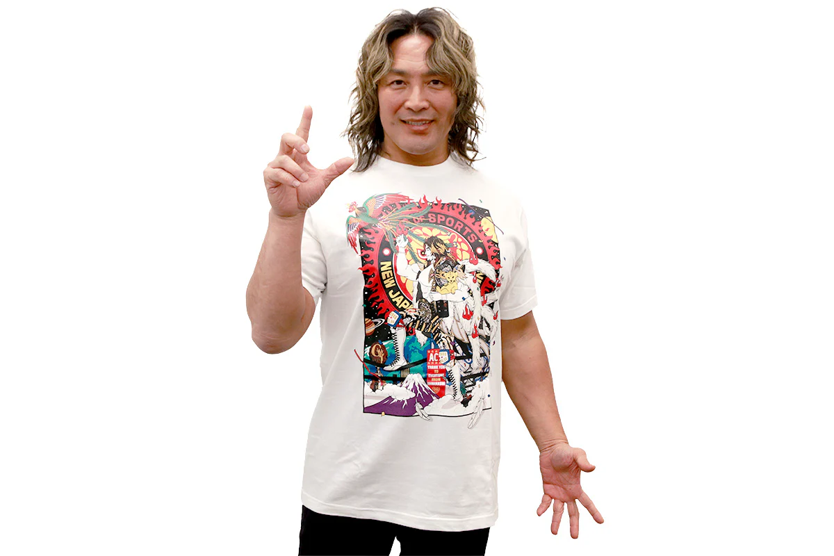 WK20 棚橋弘至×中村佑介 Tシャツ（ホワイト）