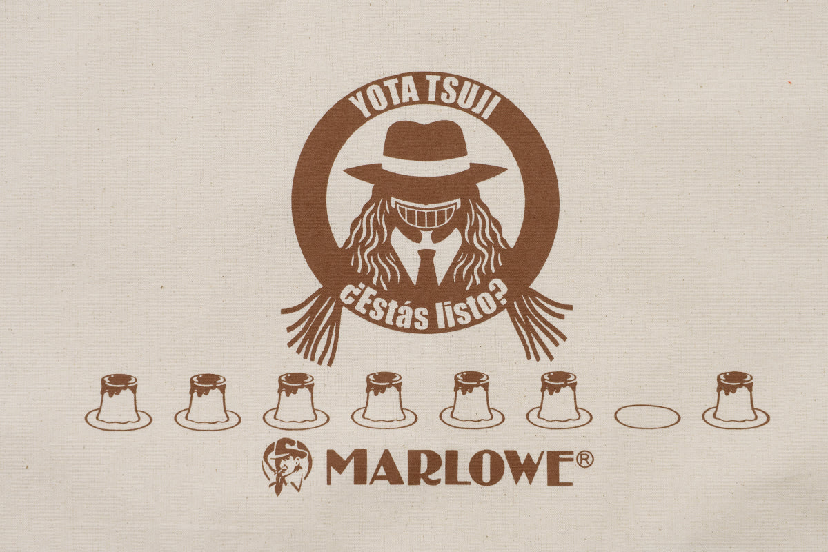 辻陽太 × マーロウ コラボラージトートバッグ（フレッシュクリーム）