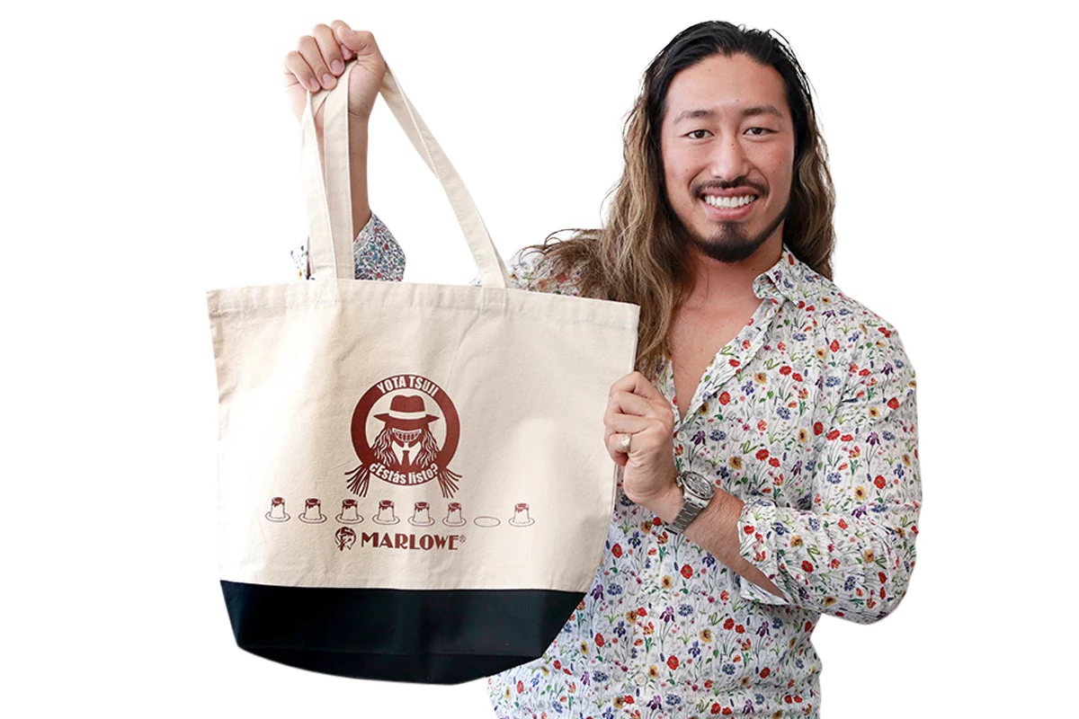 辻陽太 × マーロウ コラボラージトートバッグ（フレッシュクリーム）