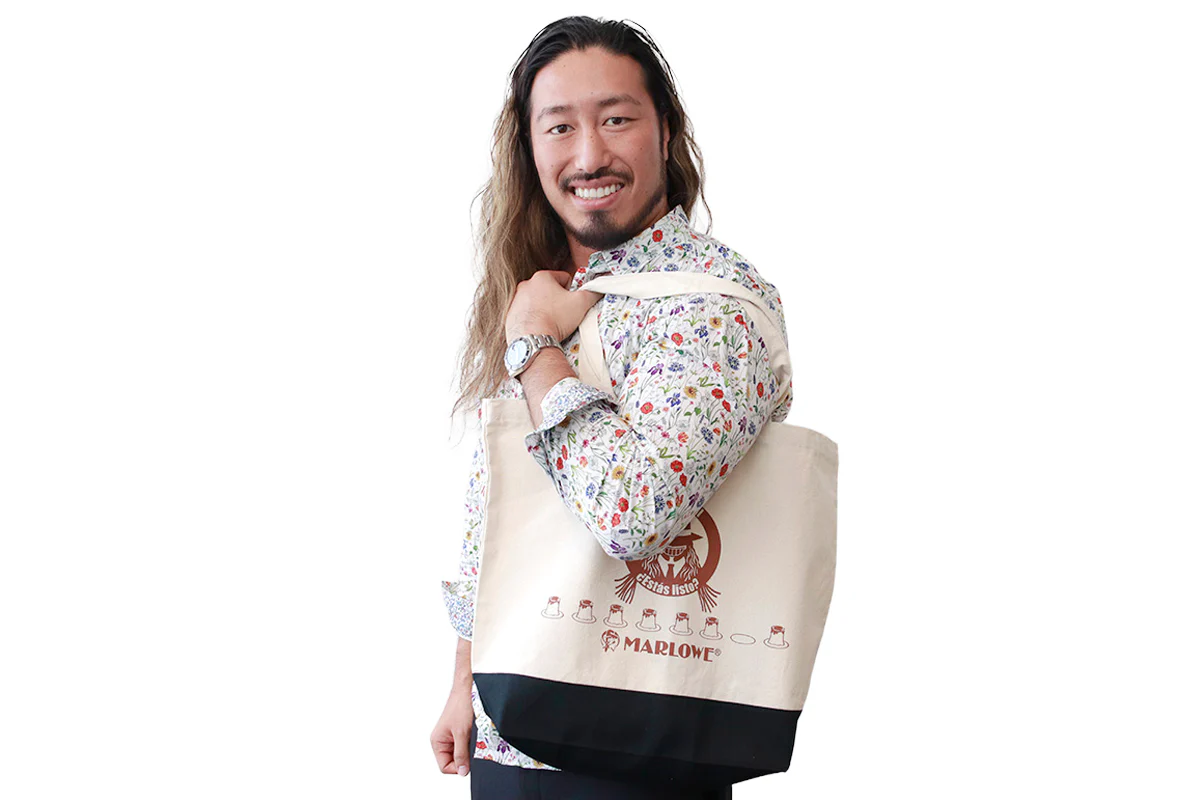 辻陽太 × マーロウ コラボラージトートバッグ（フレッシュクリーム）