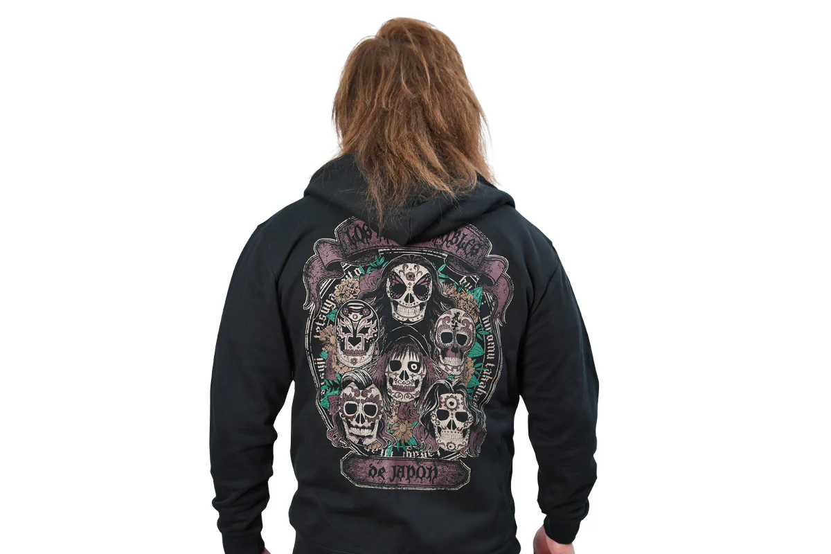 L・I・J「死者の日」ジップアップパーカー 2024 – プロレス専門 L・I・J「死者の日」ジップアップパーカー 2024 – プロレス専門