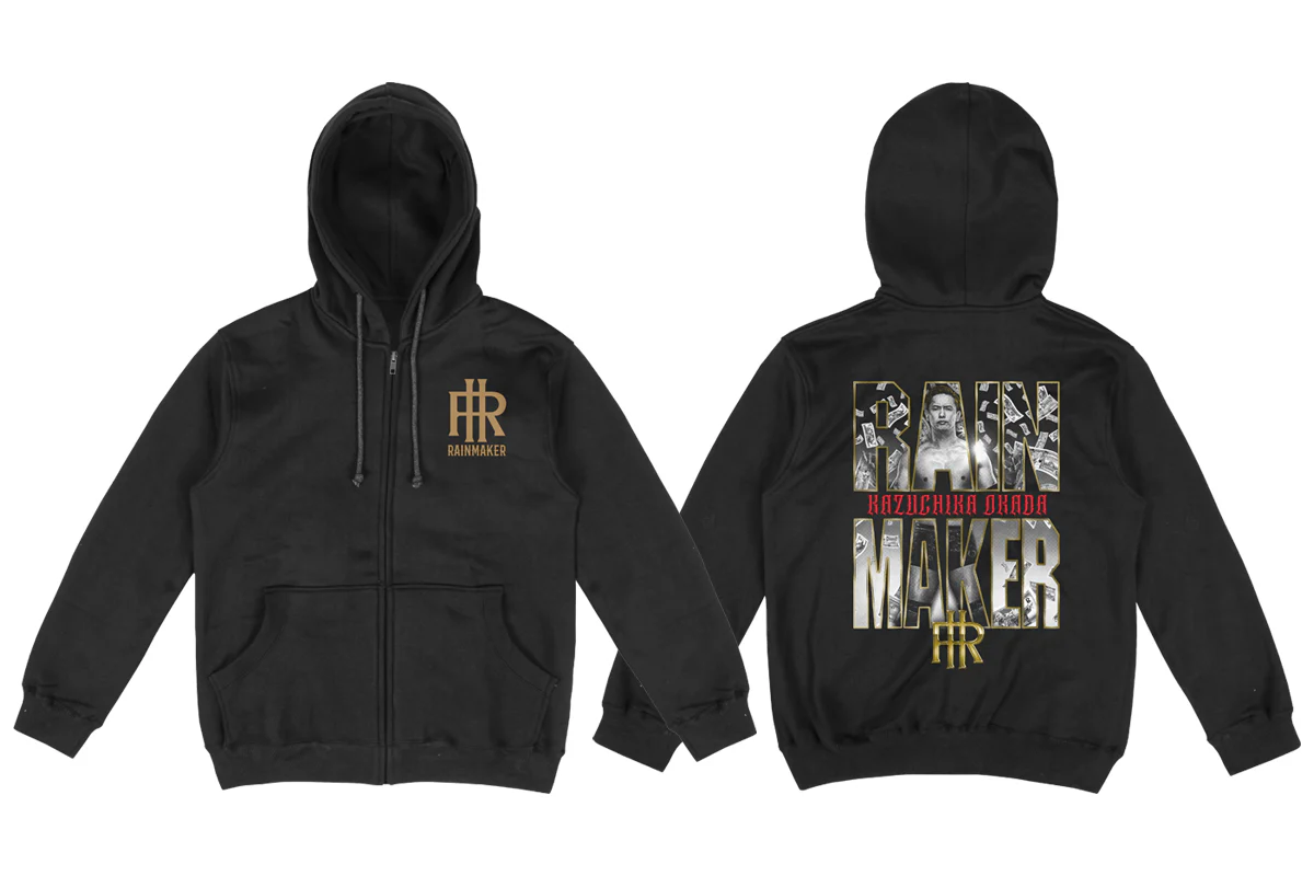 オカダ・カズチカ「RAINMAKER」パーカー(2026) – プロレス専門店バック オカダ・カズチカ「RAINMAKER」パーカー(2026) – プロレス専門店バック